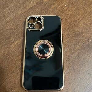 iPhone Pro Max cell phone cases in black and rose gold